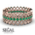 Crown Emerald Band - Hadley No. 5